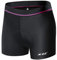 Damen Radunterhose Radsportshorts Fahrradhosen mit elastische atmungsaktive 4D Gel Sitzpolster mit Einer hohen Dichte (Black, XL)