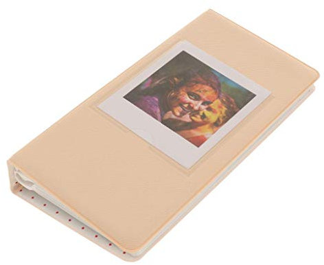 Fotoalbum mit 64 Taschen, Namenskarte für Square SQ10 / SQ6 / SQ20 Kamera und Fujifilm Instax Share SP-3 Smartphone-Drucker, Khaki