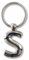 IF Metal Letter Keyring Personalised Alphabet Letters -Silver - S Porte-clés 7 Centimeters Argenté (Silver)