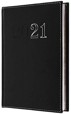 Collins Chelsea Terminplaner 2021, A5, Wochenansicht, Schwarz