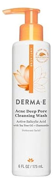 DERMA E Acne Deep Pore Cleansing Wash 175ml