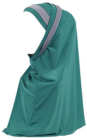 Zhiyao Damen Hijab Muslimische Muslimische Frauen Schal Kopfbedeckung Hidschab Islamische Gesichtsschleier Turban Hals Chemo Kappe Bandana Haartuch Beanie Mützen