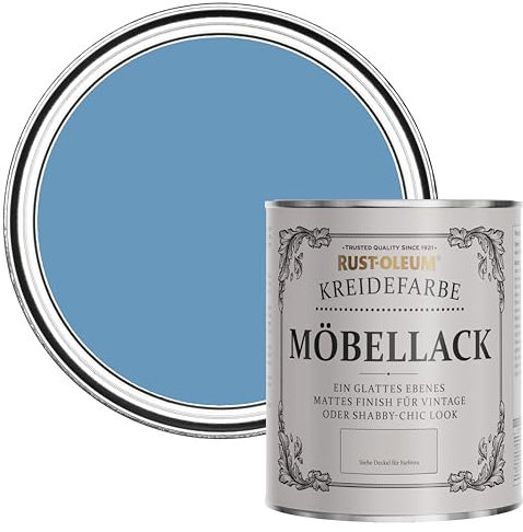Rust-Oleum Blue Upcycled Furniture Paint in Chalky Finish - Cornflower Blue 750ml