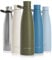 LARS NYSØM Trinkflasche Edelstahl 1000ml | Isolierflasche 1 Liter | Auslaufsichere Wasserflasche für Sport, Fahrrad, Hund, Kinder (Olive Green, 1000ml)