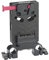 Nitze V-Mount-Batterieadapterplatte, Netzteil-Splitter mit 15 mm Stabklemme, ein 8 V/3 A DC, zwei 14,8 V/3 A D-Wasserhahn, ein PD 3.0 USB-C-Ausgang