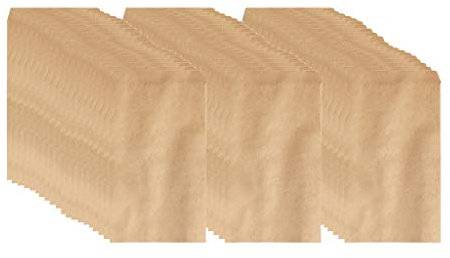 Rpporm Zubehör Kraft Paper 6x10cm Weihnachtsbeutel für Saatgut-Vintage-Klebstoff 100Stück Patio & Garden Winterdienst Streuer (Yellow, One Size)