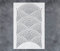 GSS Designs Wandschablone mit strahlender Muschelform, 40,6 x 61 cm, große geometrische Wandmalerei-Schablone, moderne geometrische Punkte, Wandschablonen