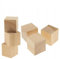 Wooden World 5 x Würfel aus Holz mit einfachen Würfeln Würfelwürfel Blank Plain Unlaint Wood Six Sided 30 mm