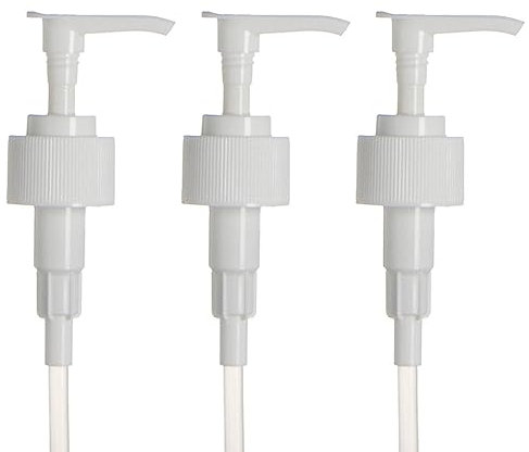 3 Pcs Shampoo Pump Dispenser 1000ml Soap Dispenser Pump Pelican Pump Dispenser for Soap Shampoo Conditioner Sanitiser, Fit 28mm Standard Screw Top Bottles