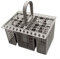 FUBESK Cestello di ricambio per posate per lavastoviglie, compatibile con per Bauknecht, per Indesit, per lavastoviglie per Hotpoint C00257140