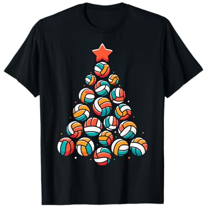 Arbre de Noël de volley-ball Noël de volley-ball T-Shirt