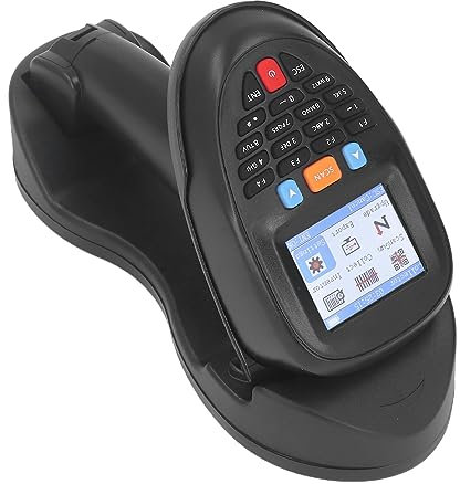 2,4-GHz-Wireless-CCD-Rotlicht-Barcodescanner mit 2,2-Zoll-Display-Datensammler, Seriennummernaufzeichnung, Barcode-Scannen, Bestandszählung