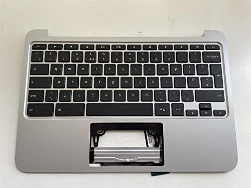 Para HP Chromebook 11 G3 788639-031 Palmrest Top Cover Keyboard UK