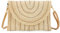 Freiesoldaten Frauen Stroh Clutch Tasche Sommer Strand Handgeflochten Umschlag Brieftasche Crossbody Handtaschen