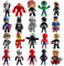 Tortendeko Hero Figuren, Cartoon Kuchen Dekoration, 20 Stück Held figure Cake Topper, Mini Figuren Set als Kuchendeko für Geburtstag Kinder