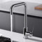 IMEX - Grifo de Cocina Alto | Grifo Monomando Fregadero | Griferia de Cocina | Grifo en Latón con Tecnología PVD | Serie Loira | Color Cromado