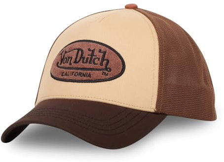 Von Dutch Kappe für Damen & Herren, Trucker-Kappe Terry, verstellbar, beige, Einheitsgröße