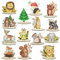 Waldtiere Deko Holz,Waldtiere Geburtstag,Waldtiere Figuren,14 Stück Waldtiere Tortendeko,Tischdeko Waldtiere,Kinderzimmer Deko Waldtiere,Holz Tischaufsatz Waldtiere für Geburtstagsfeier Heimdekoration