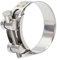 FamlTol Collier de serrage, Lot de 4 Plage de Serrage 60-63mm, T-Bolt Collier Inox, Colliers de Serrage à Boulon en T pour Conduite d'eau, Conduite de gaz, Tube d'automobiles