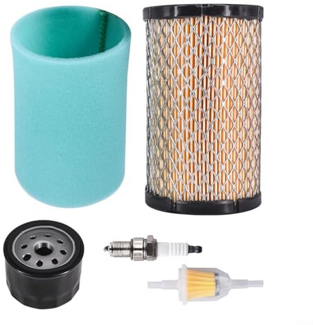 EXTRWORY 5-Piece Air Filter Oil Change Kit Compatible with Lawn Mowers for GX160 22 883 01-S1 Maintenance Parts Set