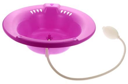 WRITWAA Ergonomisches Sitzbad aus PP für Schwangere und Senioren Tragbares Waschbecken frei von Hocken Praktische Sitzbadewanne zur Hämorrhoidenpflege und Körperreinigung