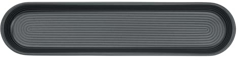 ASA kitchen'art Baguetteschale schwarz 40,5x9,5x3cm