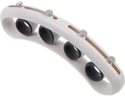 BESPORTBLE Gitarrenfinger Expander aus Abs und Edelstahl für Anfänger zur Handgesten und Fingerkraft Übung bei Keyboard Instrumenten Wie Klavier in Weiß