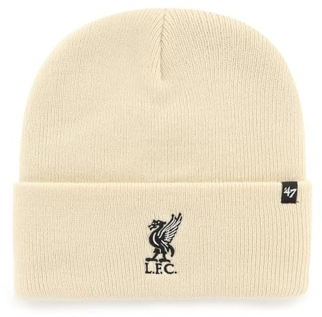 '47 FC Liverpool EPL Haymaker Cuff Knit Beige Beanie-Mütze One-Size