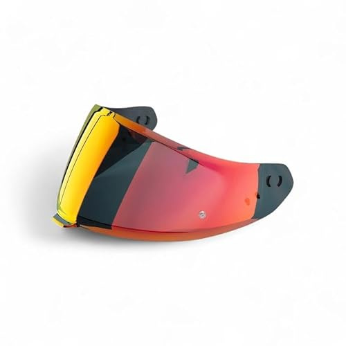 Visiera Specchiata Rossa Scorpion EXO-GT SP Air/EXO-530i Air/EXO-530 Air/EXO-1500 Air – KDS-F-03 Originale con Trattamento Antigraffio, Anti-UV e Predisposizione Pinlock MaxVision