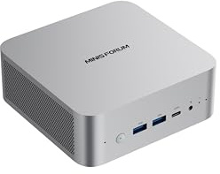 MINISFORUM M1 Pro-125H Mini PC, Intel Core Ultra 5 125H (14C/18T, Up to 4.5GHz), 32GB DDR5 RAM,512GB M.2 PCIe4.0 SSD, USB4/RAID/OCuLink/Wi-Fi 7/BT 5.4, 4K Quad Display