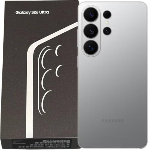Samsung Galaxy S26 Ultra 5G SM-S948B 1TB Storage 16GB RAM Android 16 Factory Unlocked Smartphone (Silver Shadow)