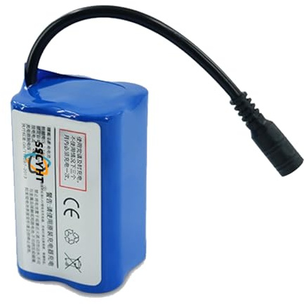 SSCYHT ,7.4V5200mAh, 7.4V Lithium Battery 5200mAh 9600mAh 12000mAh Rechargeable Replacement Fishing Bait Boat Battery