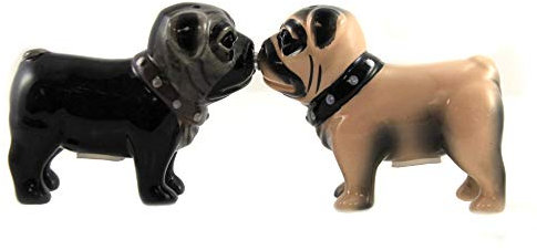 Attractives Little Love Pugs Salière et poivrière S/P