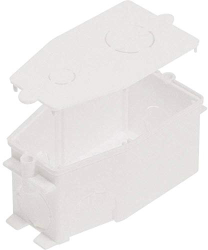 GAO 344900008 Wandleuchten-Anschlussdose (B x H x T) 31 x 60 x 31mm, 5 Stück, Weiß, Kunststoff, nicht wasserfest, 1 Stück