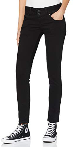 LTB Jeans Damen Molly Jeans, Black To Black Wash, 34W / 36L