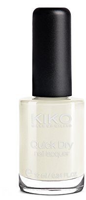 Kiko Make Up Milano Quick Dry Nail Lacquer Nail Polish Nr. 840 Milky White Inhalt: 10ml Nagellack für schöne Fingernägel.