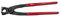 ADW Kneifzange Klemmzange Rabitzzange 220 mm rot isoliert