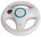 ameego Steering Wheel Design Stand Mario Kart Racing Game Steering Wheel Stand For Wii Game Controller (White)