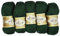 Alize 5 x 100g Diva Batik Wolle, 500 Gramm merzerisierte Strickwolle Acrylwolle