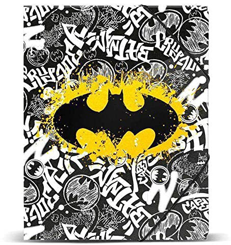 Batman Tagsignal-Elastische Bänder Ordner