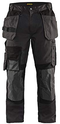 BLÅKLÄDER Handwerkerhose Kevlar® und Stretch Herren, 34S, Dunkelgrau/Schwarz