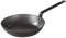 BelleVie Black Carbon Steel 16-gauge Browning Frying Pan. Dia. 12 1/2 x H 2 1/4.