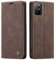 mvced Handyhülle Kompatibel mit OnePlus 8T,Premium Leder Flip Case Schutzhülle mit Standfunktion,Kaffee