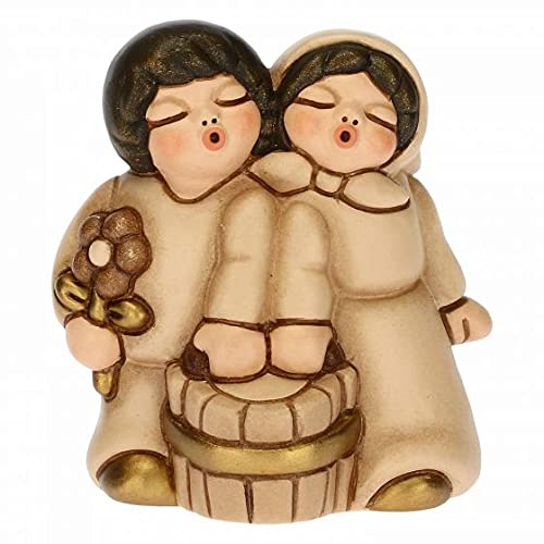 Thun Krippe 'KK Kinder Paar mit Milch' 2021-5,8 x 4 x 6,2 cm