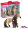 schleich HORSE CLUB 42580 Sofia's Beauties Andalusierstuten Pferde-Beauty Set mit Bürste - Pony Pferd mit Mähne zum Haarstyling mit Zubehör, Pferde Spielzeug ab 5 Jahren