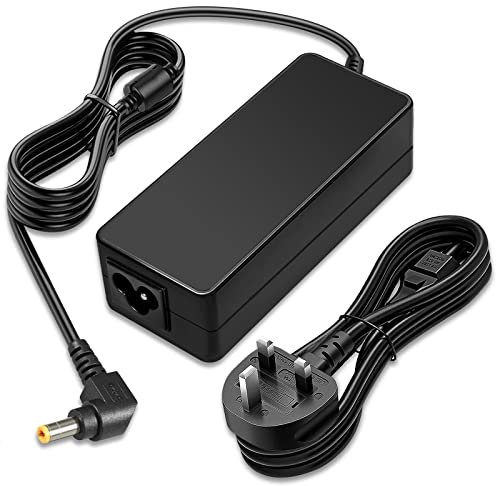 19V JBL Xtreme 2 Charger 65W Charging Cable for JBL Xtreme, Xtreme 2, Xtreme Plus & Fugoo XL Bluetooth Speaker Box 5.5 mm x 2.5 mm Power Supply Charger