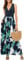 OUGES 2024 Womens Sleeveless V-Neck Wrap Summer Dress Floral Maxi Dresses with Pockets(Floral01-3142,L)