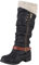 Stivali Alti Fucsia da Donna Stivali Stivaletti Stivali Estivi Donna Morbidi Bianchi Stivali camperos Donna Fashion Stivali Stivaletti da Donna Ciabatte Donna estive Infradito C-Nero 37
