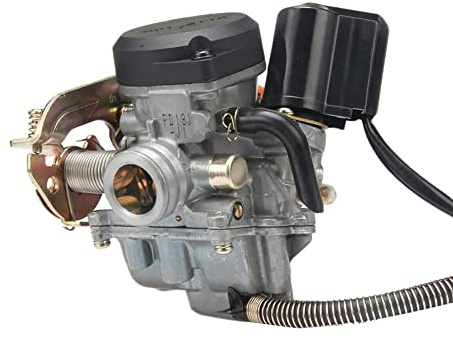 Riloer 1x Vergaser für Roller 4-Takt GY6 49cc 50cc Mofa 139QMA 139QMB T-aotao Kym-co, Aluminium