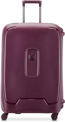 DELSEY PARIS - MONCEY - Valise Grande Taille rigide matière recyclée et Recyclable - 76x52x30 cm - 97 litres - L - Violet